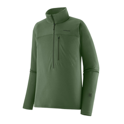 Patagonia R1 Ultralight 1/2 Zip Mens Pullover - Canopy Green