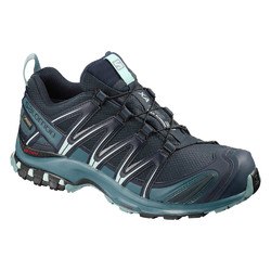 Salomon Xa Pro 3D GTX Womens Trail Running Shoes - Navy Blazer/Mallard Blue/Trellis