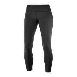 Salomon Agile Long Womens Running Tights - Black