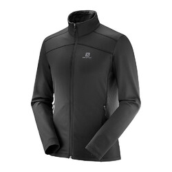 Salomon Discovery Lt FZ Mens Fleece Jacket - Black
