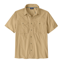 Patagonia Self Guided Sun Mens Short Sleeve Shirt - Nautilus Tan