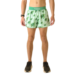 ChicknLegs 4in Half Split Mens Running Shorts - Sea Turtles