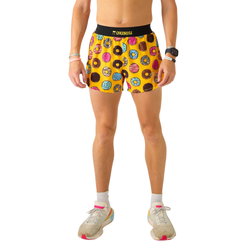 ChicknLegs 4in Half Split Mens Running Shorts - Salty Donuts