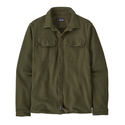 Patagonia Fjord Loft Mens Thick Flannel Shirt - Basin Green