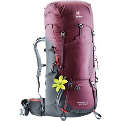 Deuter Aircontact Lite 60+10L Sl Backpack - Maron-Grpht