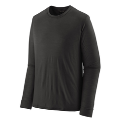 Patagonia Capilene Cool Merino Blend Mens Long Sleeve T-Shirt - Black