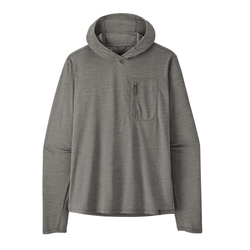 Patagonia Capilene Cool Sun Mens Hoody - Forge Grey/Noble Grey X-Dye
