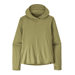 Patagonia Capilene Cool Sun Womens Hoody - Gumtree Green/Light Gumtree Green X-Dye