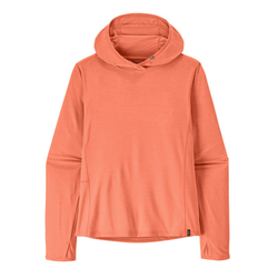 Patagonia Capilene Cool Sun Womens Hoody - Mellow Melon/Peach Sherbet X-Dye