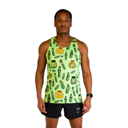 ChicknLegs Performance Mens Running Singlet - Pickles