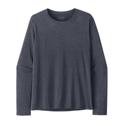 Patagonia Capilene Cool Daily Womens Long Sleeve T-Shirt - Smolder Blue/Light Smolder Blue X-Dye