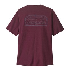 Patagonia Capilene Cool Daily Mens T-Shirt - P-6 Cosmos - Berry Fig/Light Berry Fig X-Dye