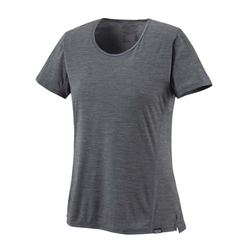 Patagonia Capilene Cool Lightweight Womens T-Shirt - Smolder Blue - Light Smolder Blue X-Dye