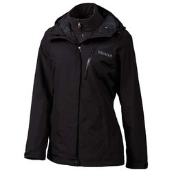 Marmot Ramble Womens Fleece PLUS Waterproof Jacket 3 in 1 Layer System - Black