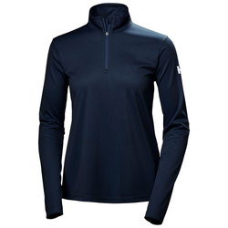 Helly Hansen HH Tech Womens 1/2 Zip Long Sleeve Top - Navy
