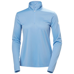 Helly Hansen HH Tech Womens 1/2 Zip Long Sleeve Top - Bright Blue