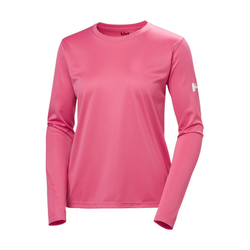 Helly Hansen Tech Crew 2.0 Womens Long Sleeve T-Shirt - Cascadia Pink
