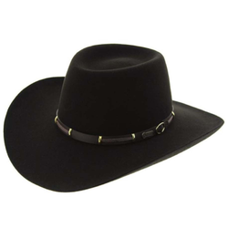 Akubra The Boss Western Felt Hat - Tanbark Brown