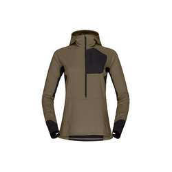 Norrona Senja Warm1 Hooded Womens Jacket - Olive Night