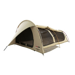 Black Wolf Bushranger Dome XL King Single Canvas swag