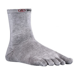 Injinji Liner crew - Grey [Sock Size:Large]