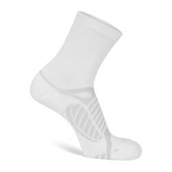 Balega Ultralight Crew Unisex Running Socks - White/Grey