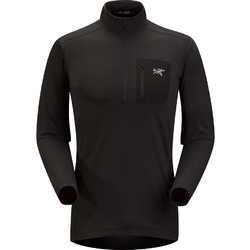 Arc'teryx Rho LT 1/4 Zip Mens Base Layer - Black