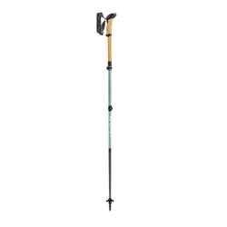 Leki Makalu Fx Carbon Compact Hiking Poles - Natural Carbon/Grey Green/White - 100-120cm