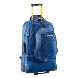 Caribee Fast Track 85L Wheeled Travel Pack with Daypack - Navy
