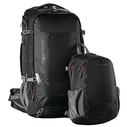Caribee Magellan 65L Travel Backpack With Daypack - Black
