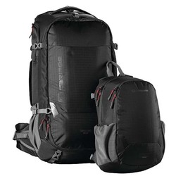 Caribee Magellan 75L Travel Backpack With Daypack - Black