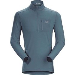 Arcteryx Rho Lt Zip Neck Mens Base Layer - Neptune