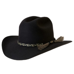 Akubra Rough Rider Western Felt Hat - Black