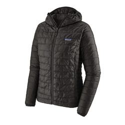 Patagonia Nano Puff Womens Insulated Hooded Jacket - Black