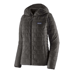 Patagonia Nano Puff Womens Insulated Hooded Jacket - Black