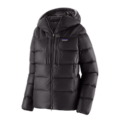 Patagonia Fitz Roy Down Womens Hooded Jacket - Black
