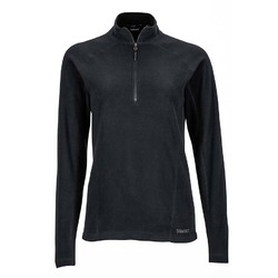 Marmot Womens Rocklin Fleece 1/2 Zip - Black