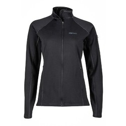 Marmot Womens Stretch Fleece Jacket - Black