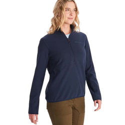 Marmot Rocklin Half Zip Womens Fleece Pullover - Arctic Navy