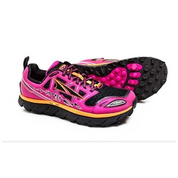Altra Lone Peak 3.0 Womens Trail Running Shoes - Pink/Black/Orange