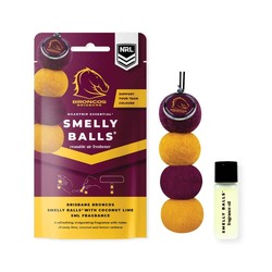 Smelly Balls Reusable Car Air Freshener - Brisbane Broncos
