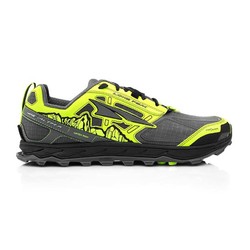 Altra Lone Peak 4 Mens Trail Running Shoes - Gray/Yellow