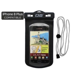 Overboard Large Waterproof Phone Case - Black