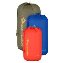 Sea to Summit Lightweight Stuff Sack - 3-Piece Set (5/8/13L)  - Spicy Orange/Surf the Web/Burnt Olive