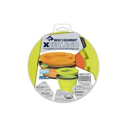 Sea To Summit X-Seal & Go Collapsible Food Containers Set - Lime - SM