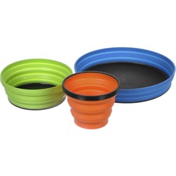 Sea To Summit X-Series Full Set - 3 Pce (X-Plate, X-Bowl, X-Mug & Pouch)