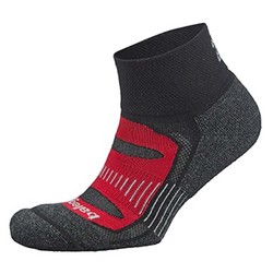 Balega Blister Resist Quarter Socks - Black/Red