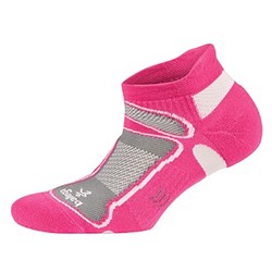 Balega Ultra Light No Show Socks - Pink/Coal/White