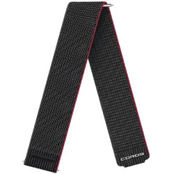 Coros Pace 3 Replacement Nylon Band - Black with Red Trim