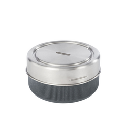 Black and Blum Glass Lunch Bowl - 750ml - Slate